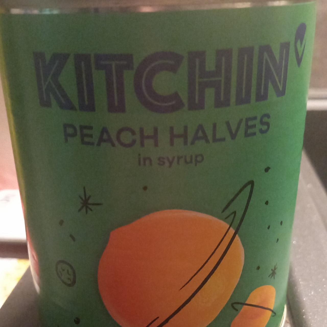 Fotografie - Peach Halves in syrup Kitchin