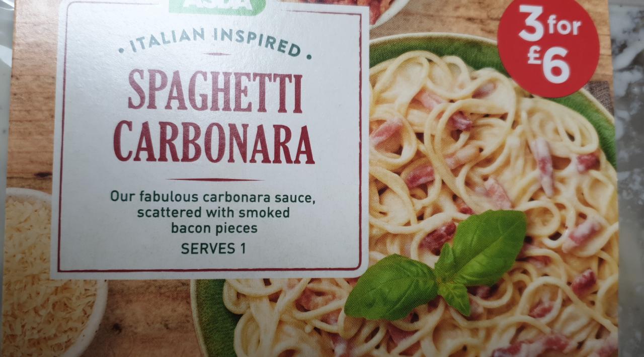 Fotografie - Spaghetti Carbonara Asda