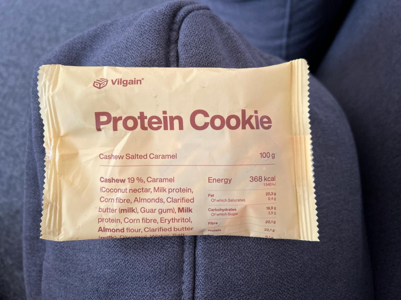 Fotografie - Protein Cookie Cashew Salted Caramel Vilgain