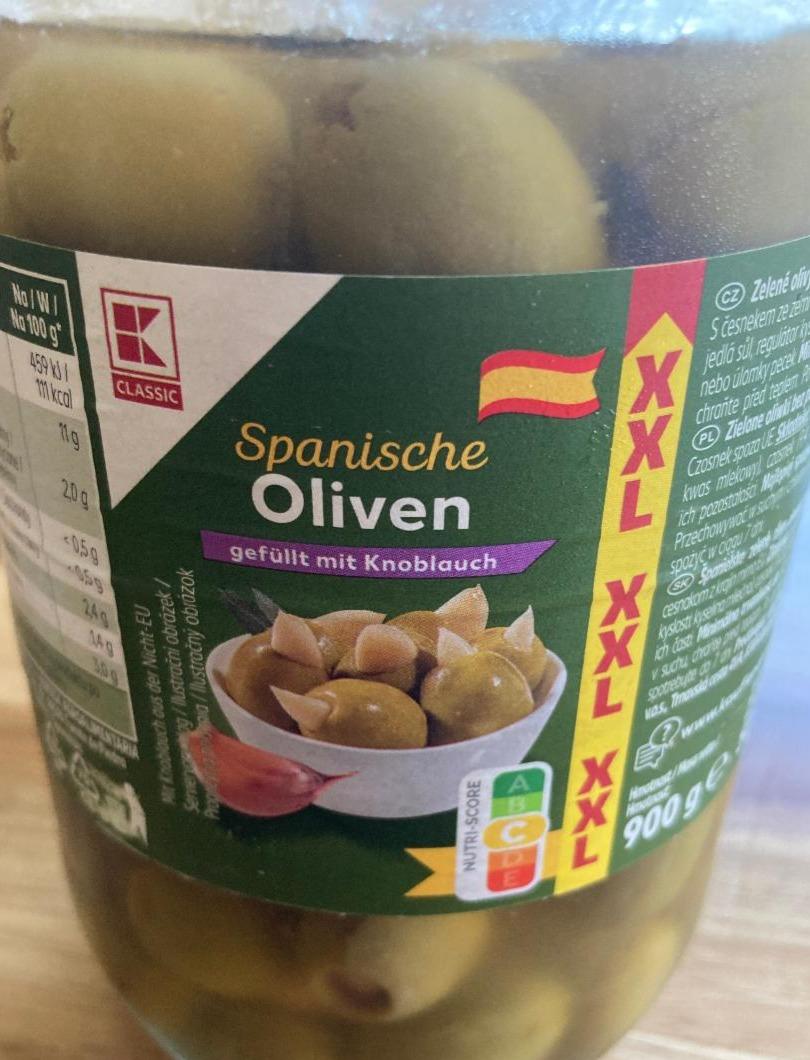 Fotografie - španělské olivy plněné česnekem