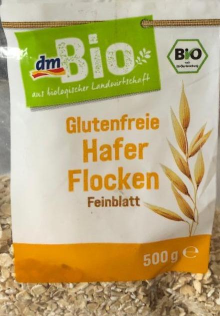 Fotografie - Bio Glutenfreie hafer flocken feinblatt (ovesné vločky malé bezlepkové) dmBio