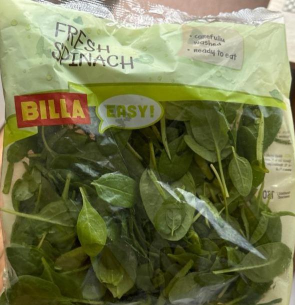 Fotografie - Fresh Spinach Billa Easy!