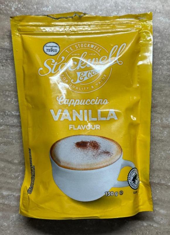 Fotografie - Cappuccino Vanilla flavour Stockwell & Co.