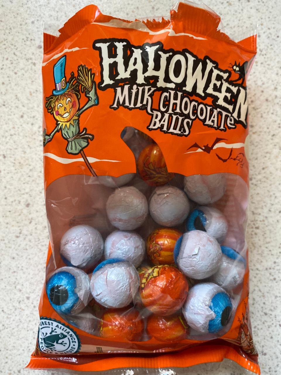 Fotografie - Halloween milk chocolate balls
