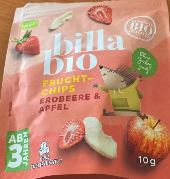 Fotografie - Frucht-chips Erdbeere & Apfel Billa Bio
