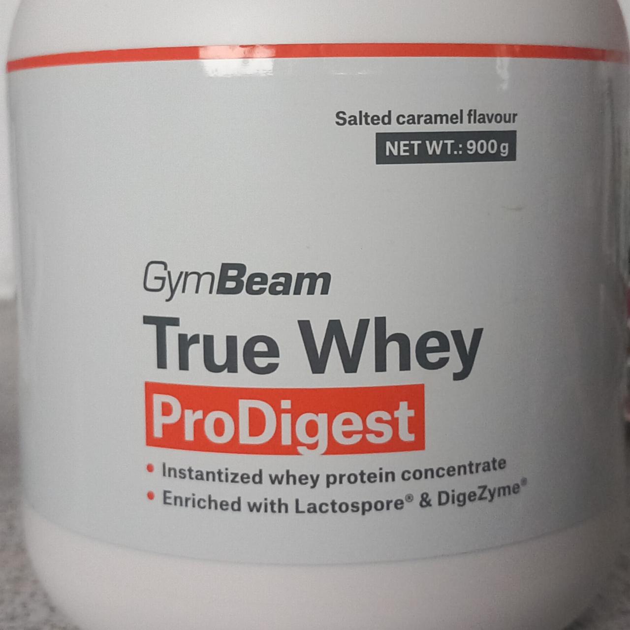 Fotografie - True Whey ProDigest protein Salted Caramel GymBeam