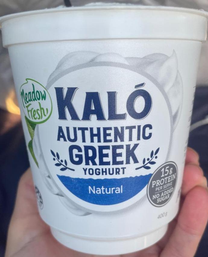 Fotografie - Kaló Authentic Greek Yoghurt Natural Meadow Fresh