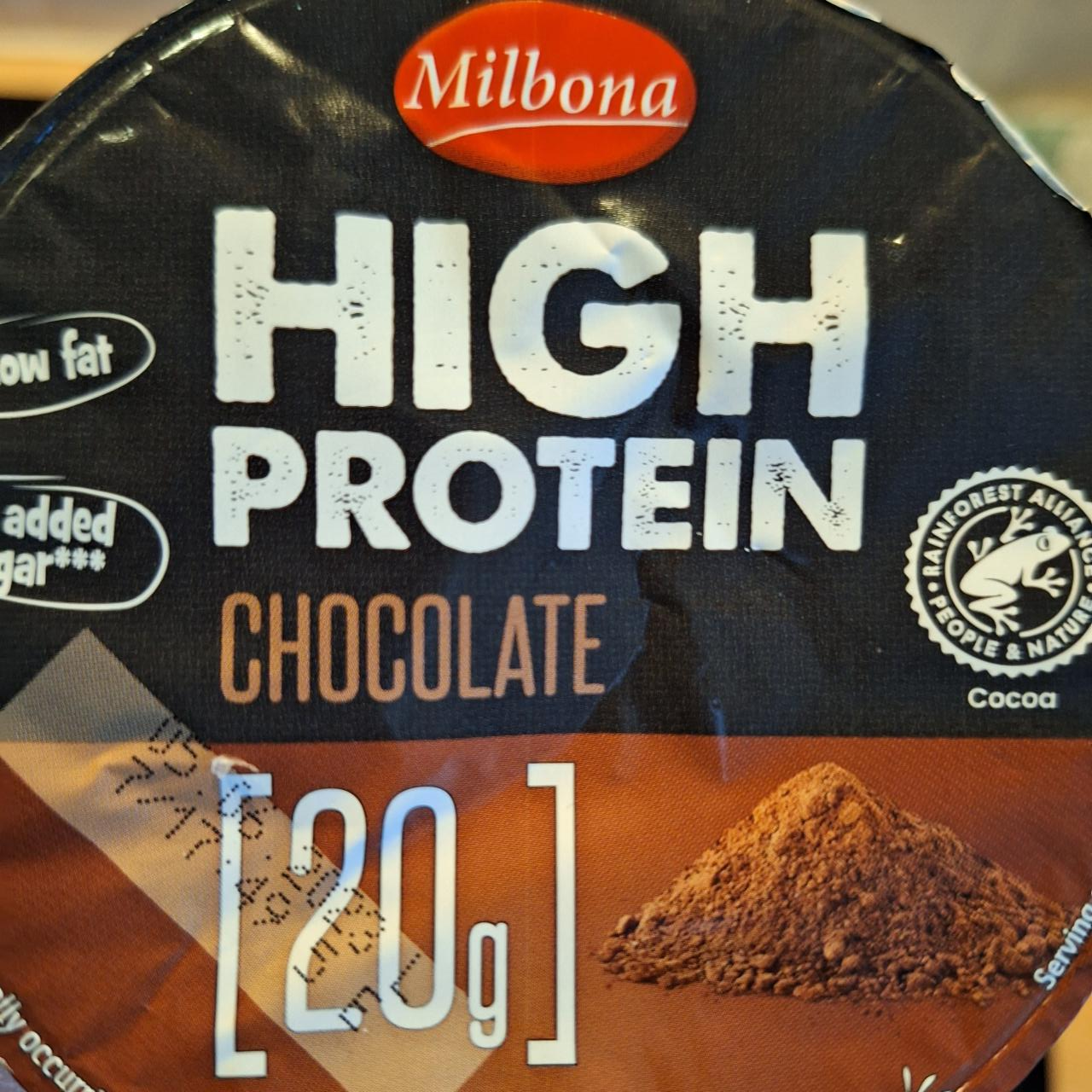 Fotografie - High Protein Chocolate Milbona