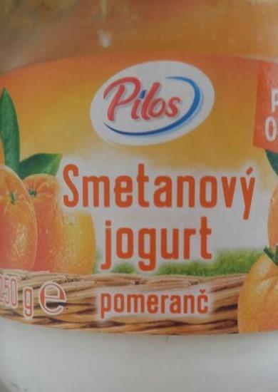 Fotografie - smetanový jogurt pomeranč Pilos