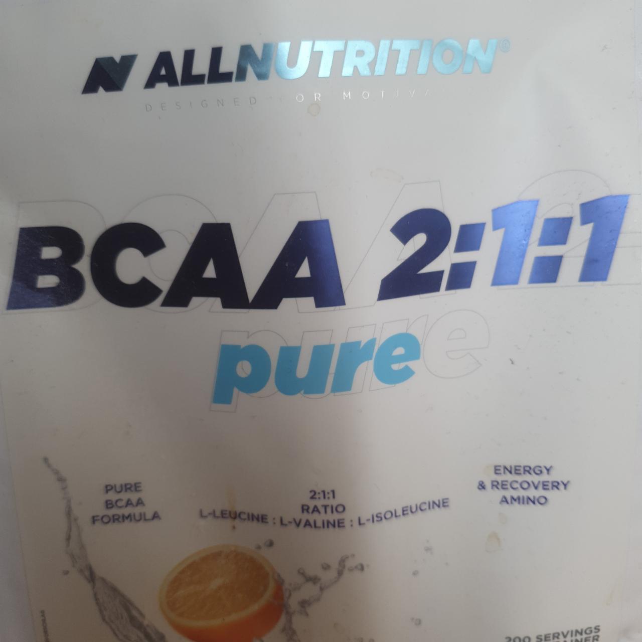 Fotografie - BCAA 2:1:1 pure Pomeranč Allnutrition