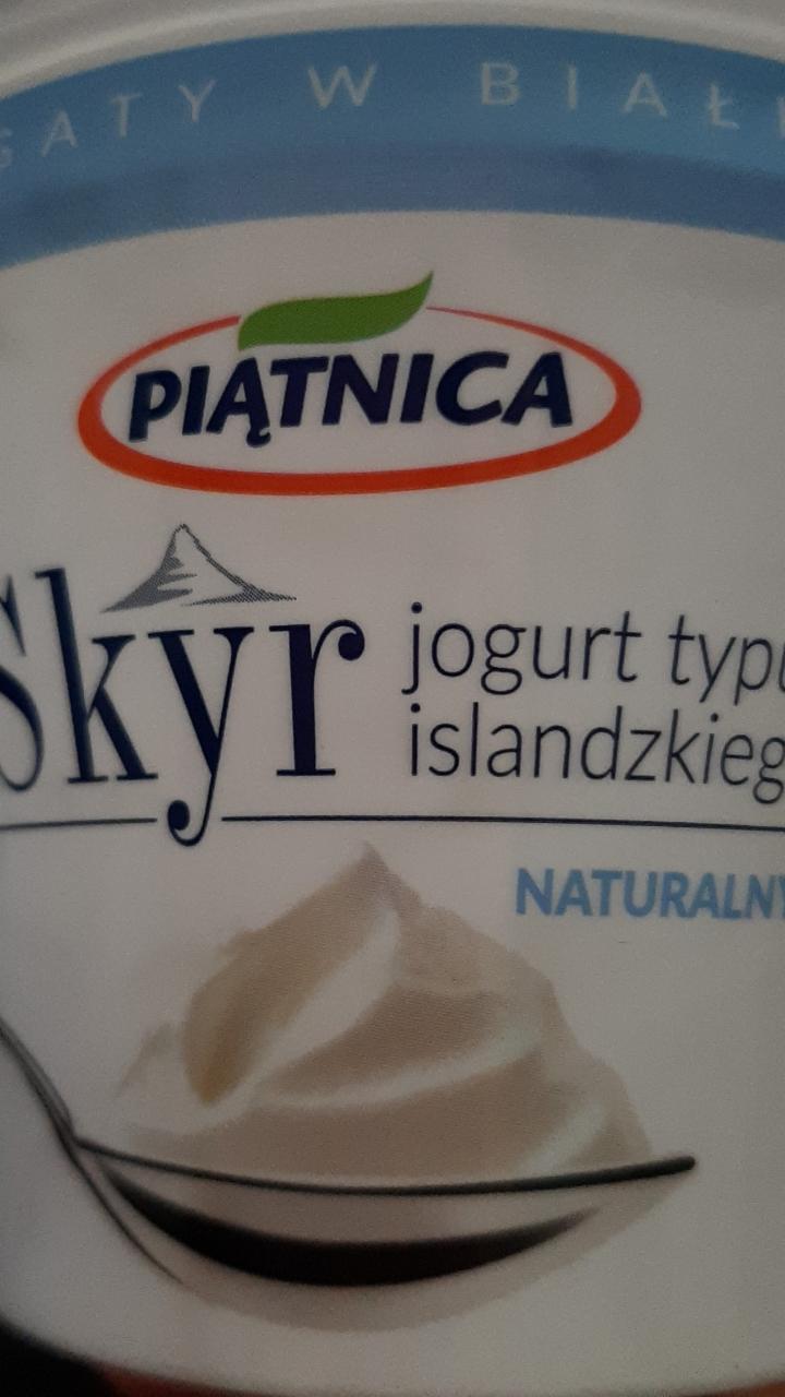 Fotografie - Skyr jogurt typu islandzkiego naturalny Piątnica