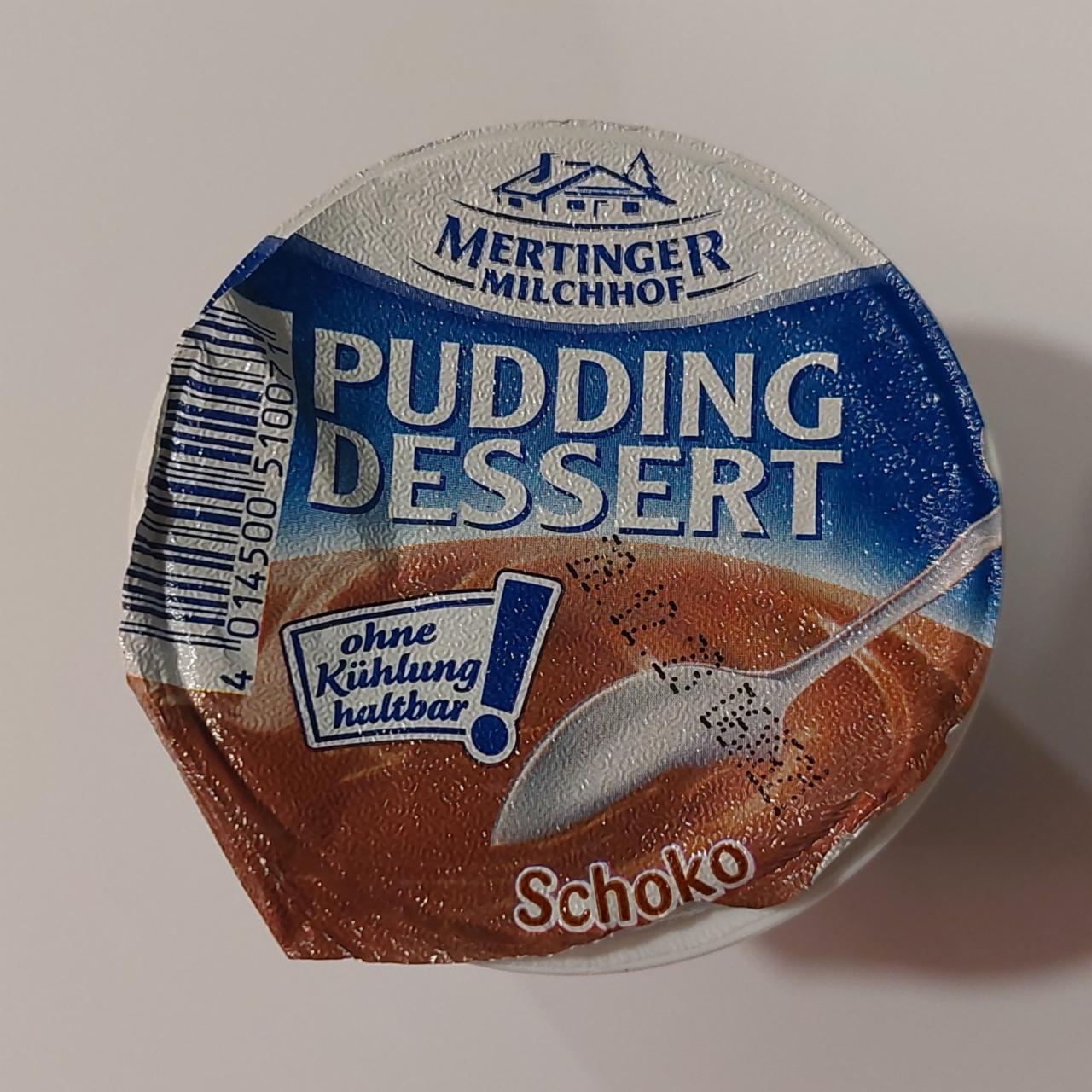 Fotografie - Pudding dessert Schoko Mertinger Milchhof