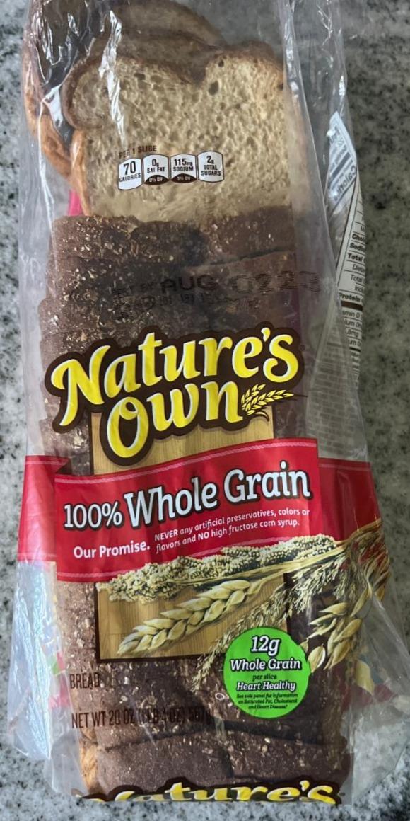 Fotografie - 100% Whole Grain Nature's Own