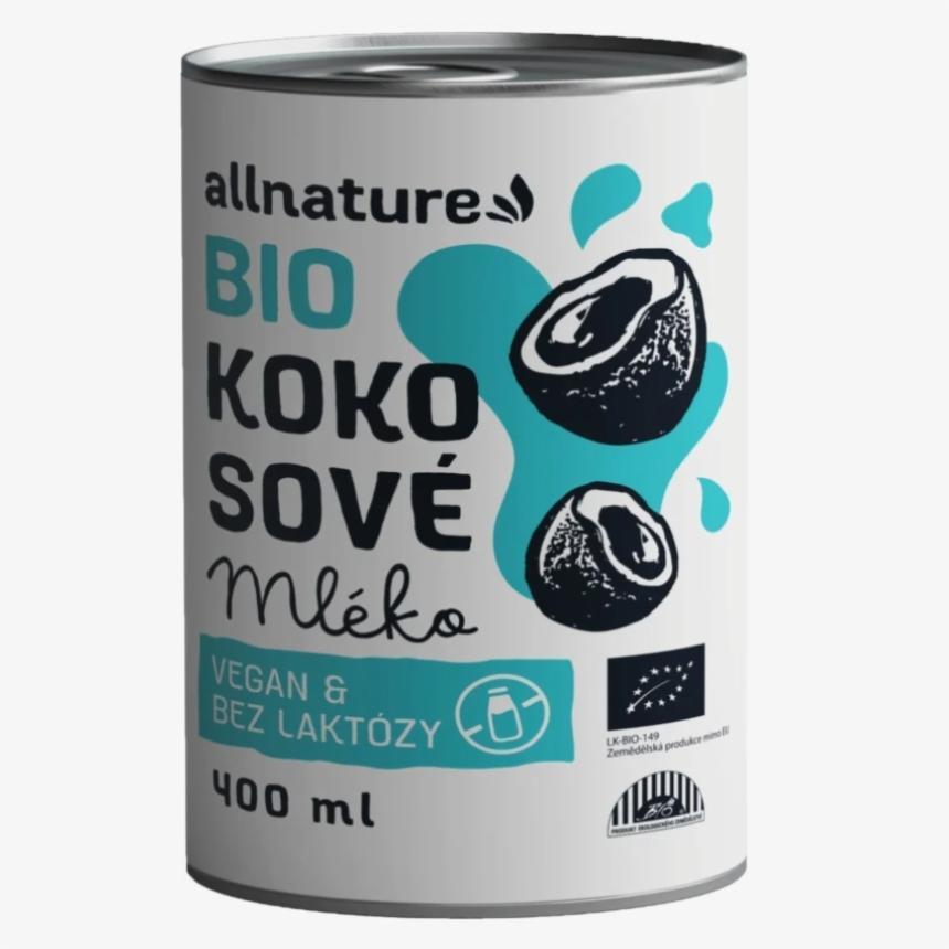 Fotografie - kokosové mléko BIO Allnature