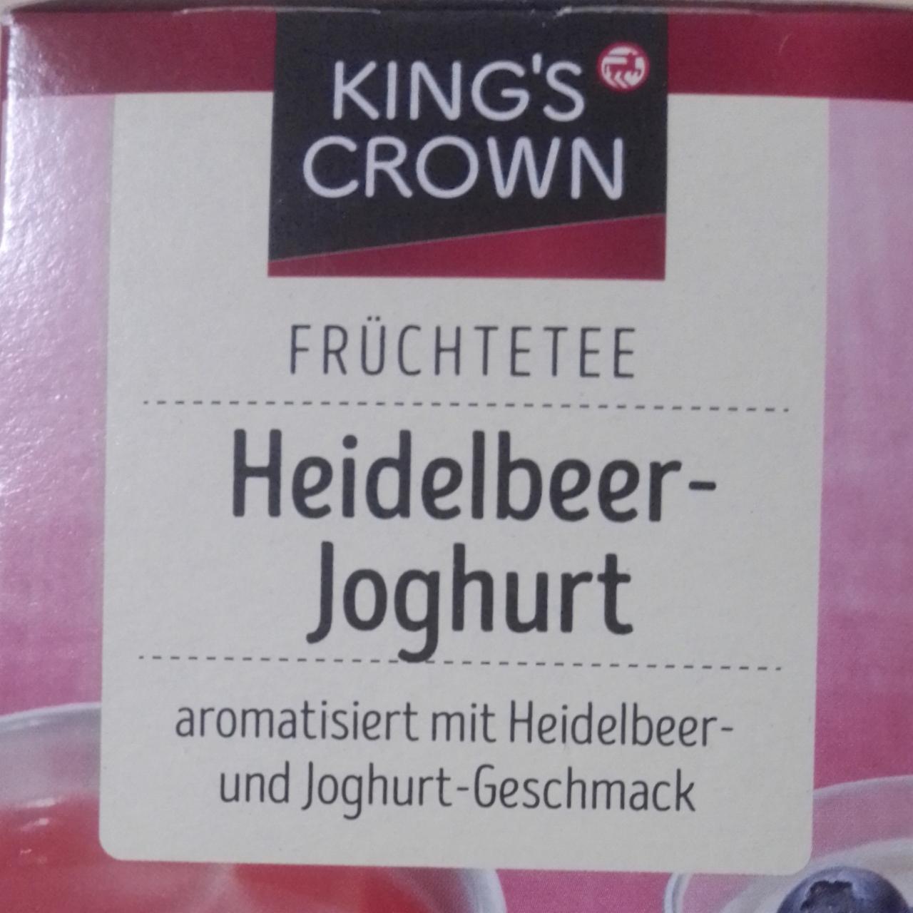 Fotografie - Früchtetee Heidelbeer-Joghurt King´s Crown