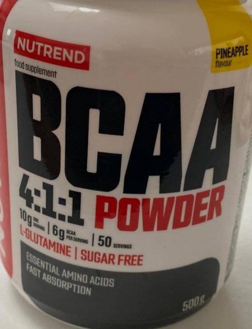 Fotografie - BCAA 4:1:1 Powder Pineapple Nutrend