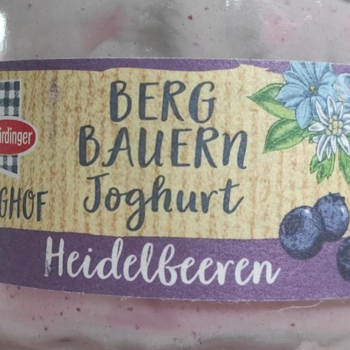 Fotografie - Berg Bauern Joghurt Heidelbeeren Schärdinger