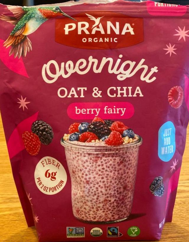 Fotografie - Organic Overnight Oat&Chia berryfairy Prana