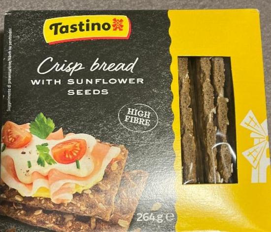 Fotografie - Tastino crisp bread with sunflower seee (high fibre)