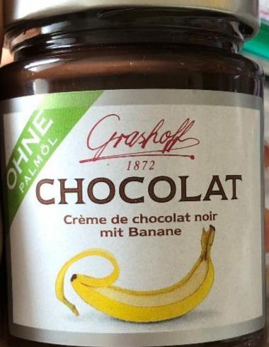 Fotografie - Chocolat Grashoff tmavý čokoládový krém s banánem