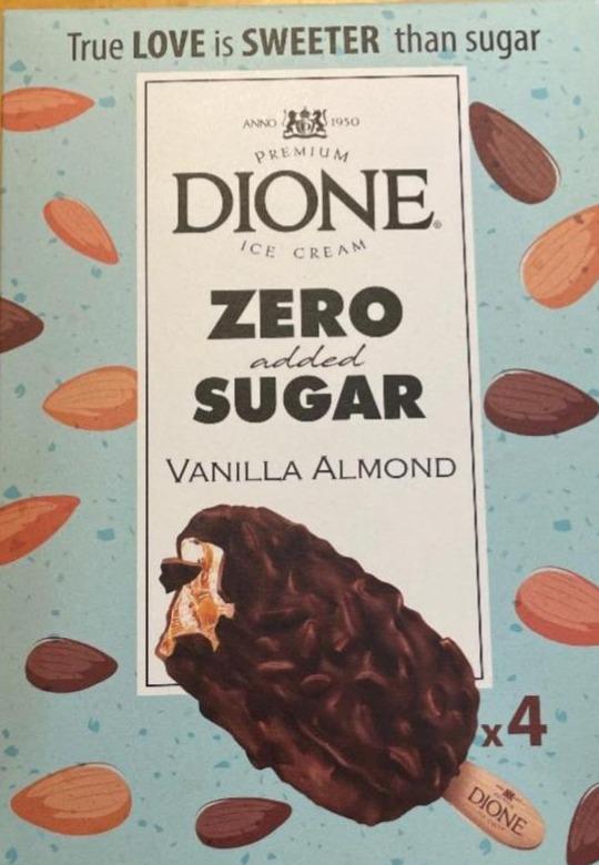 Fotografie - Zero added sugar vanilla almond Premium Dione Ice Cream