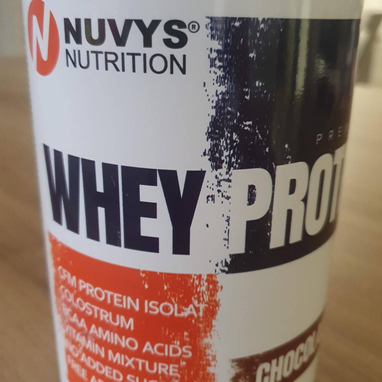 Fotografie - Whey protein Chocolate Nuvys Nutrition