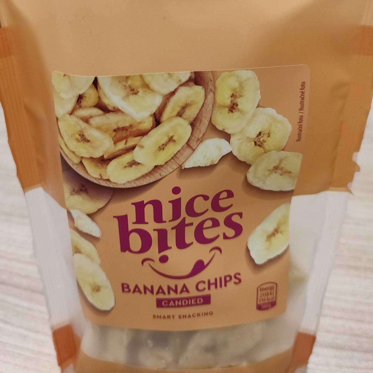 Fotografie - banán sušené plátky Nice Bites