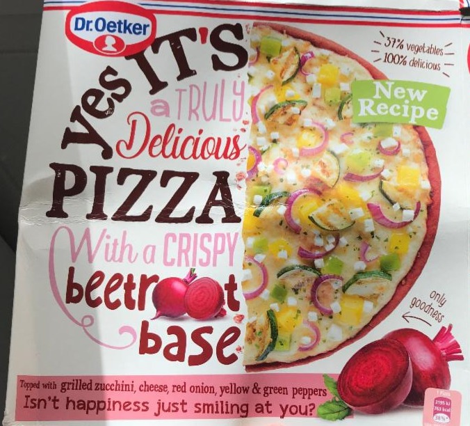 Fotografie - Yes It's Pizza Beetroot Base Pizza Dr. Oetker