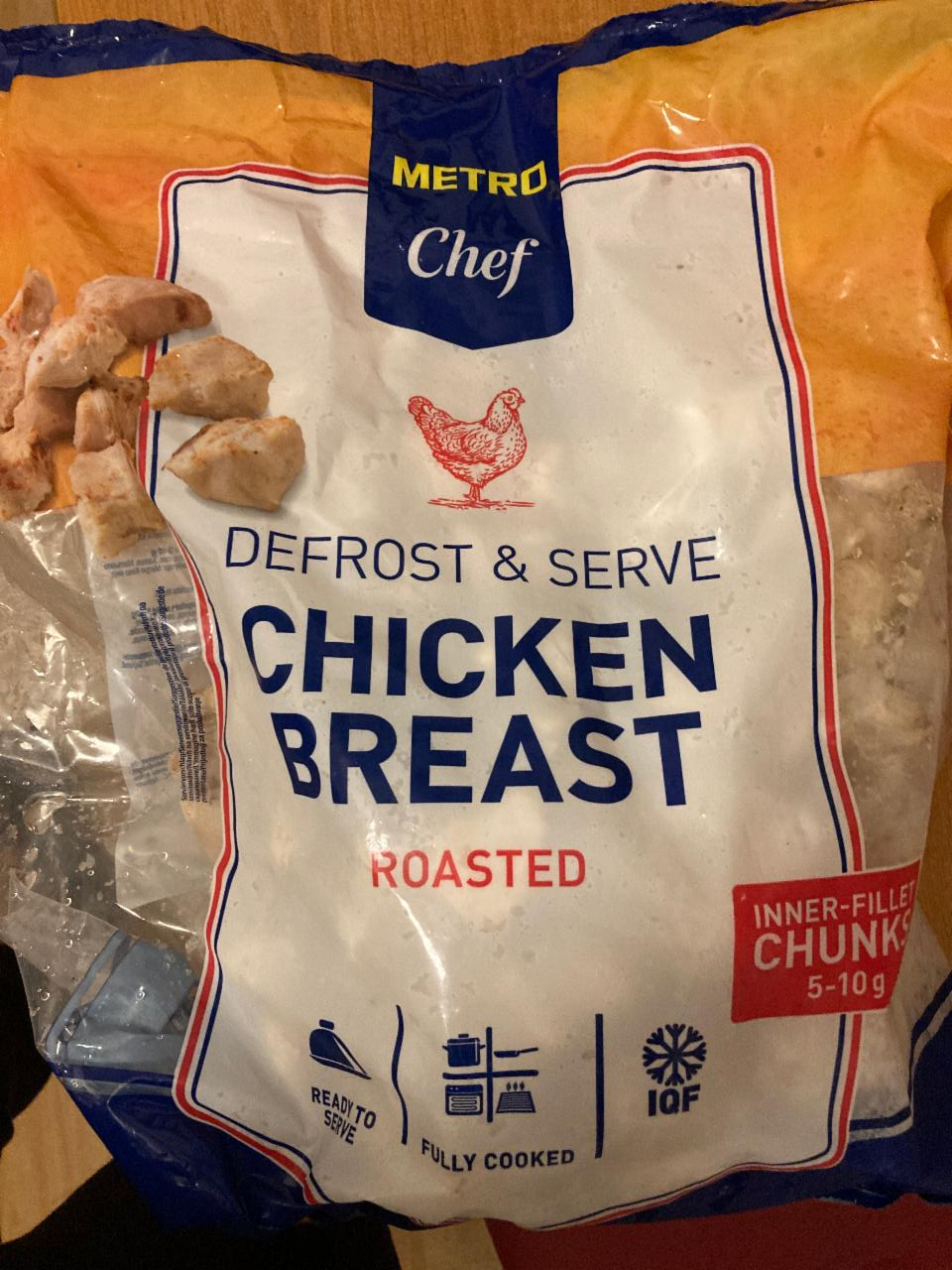 Fotografie - Chicken breast roasted chunks Metro chef