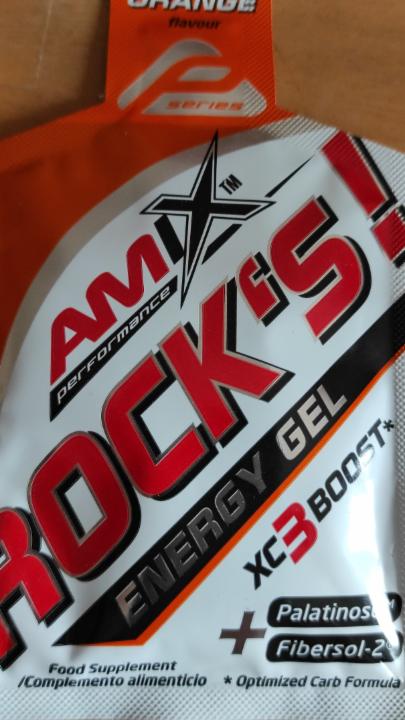 Fotografie - Rock's Energy Gel Orange Amix performance