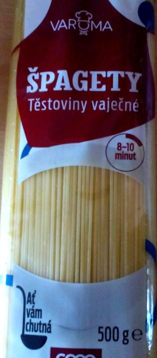 Fotografie - Varona špagety těstoviny vaječné Coop