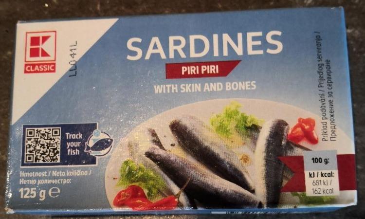 Fotografie - sardines piri piri