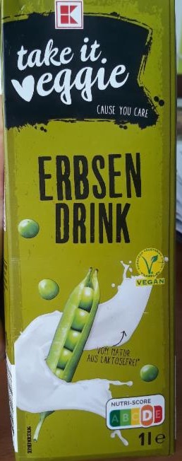 Fotografie - Erbsen Drink Take it veggie