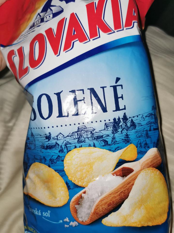 Fotografie - bramborové lupínky Slovakia Chips solené
