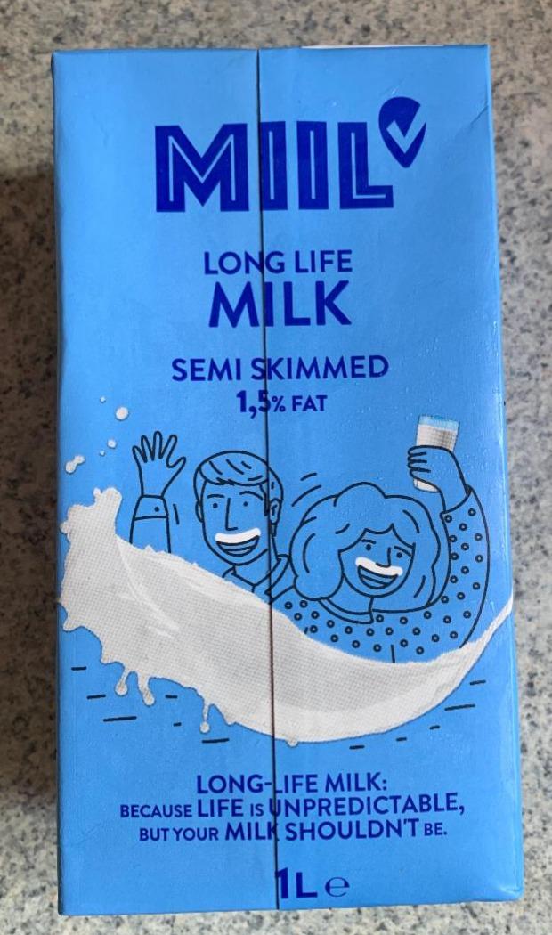 Fotografie - Milk Semi Skimmed 1,5% Fat Miil