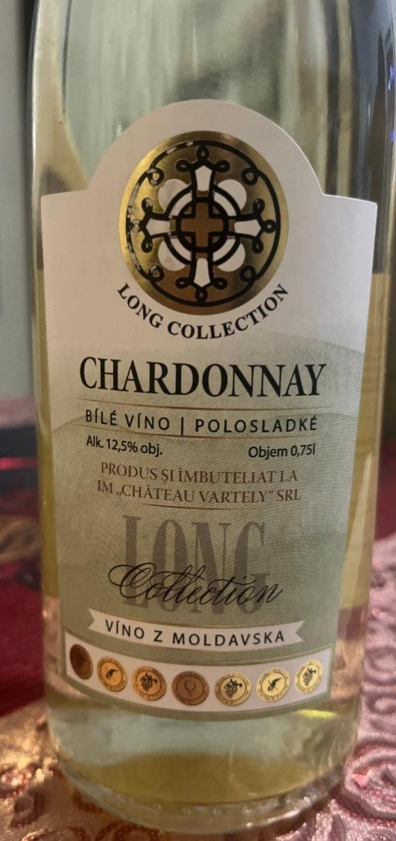 Fotografie - Chardonnay bílé víno polosladké Long
