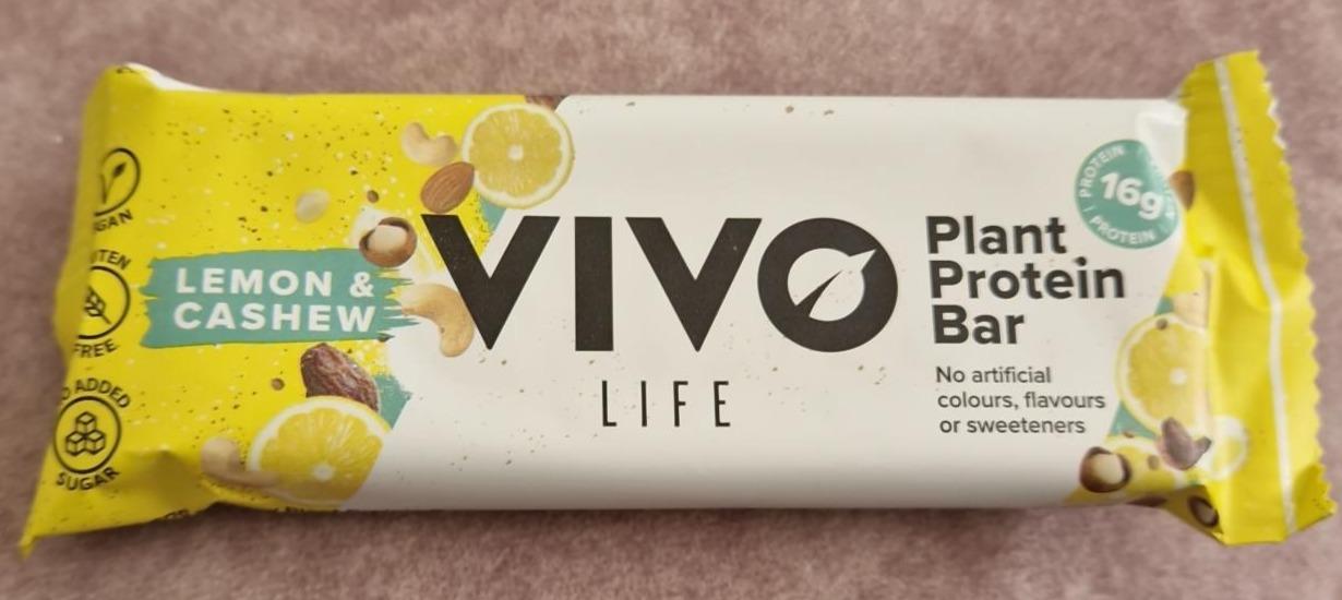 Fotografie - Plant Protein Bar Lemon & Cashew Vivo life