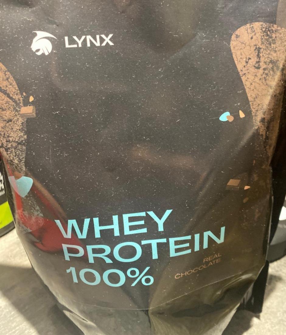 Fotografie - LYNX whey protein 100% real chocolate