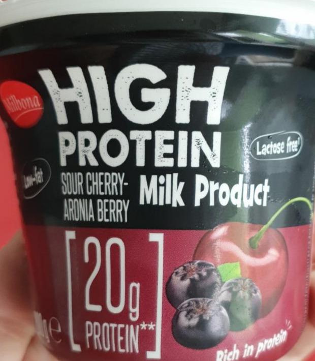 Fotografie - high protein jogurt sour Cherry Aronia Berry Milbona