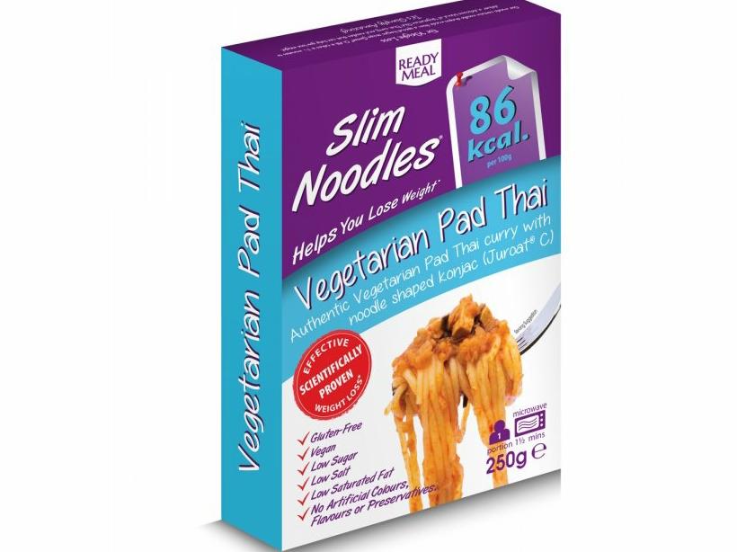 Fotografie - ready meal vegetarian slim noodles pad thai