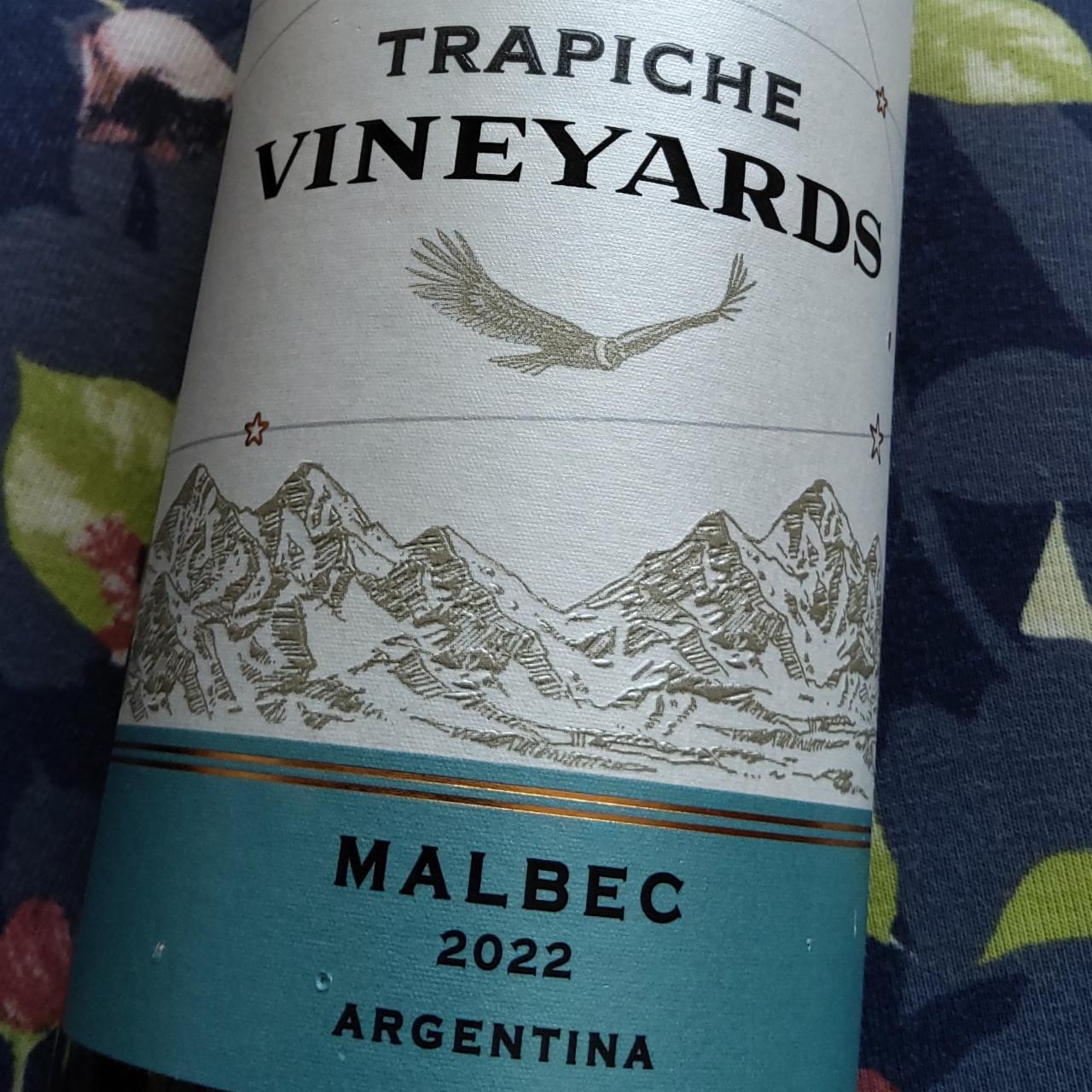 Fotografie - Malbec Argentina 2021 (2022) Vineyards Trapiche