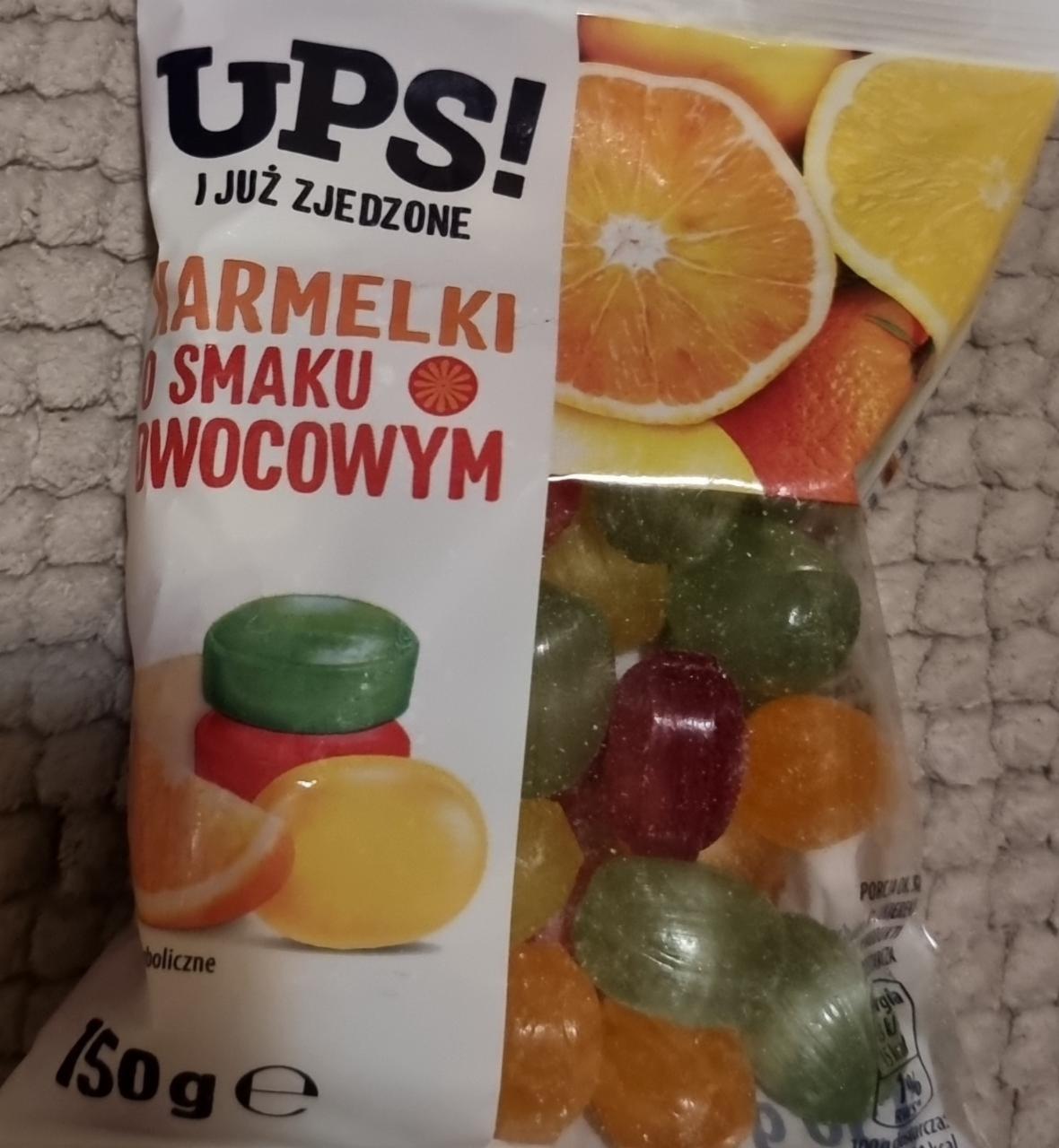 Fotografie - Karmelki o smaku owocowym UPS!
