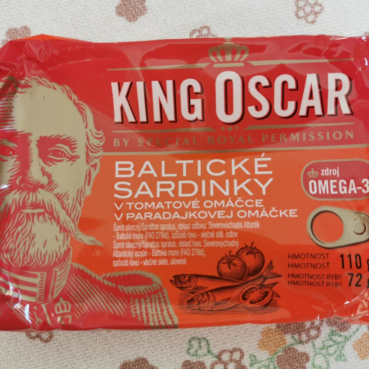 Fotografie - Baltické sardinky v tomatové omáčce King Oscar