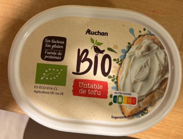 Fotografie - Bio Untable de tofu Auchan