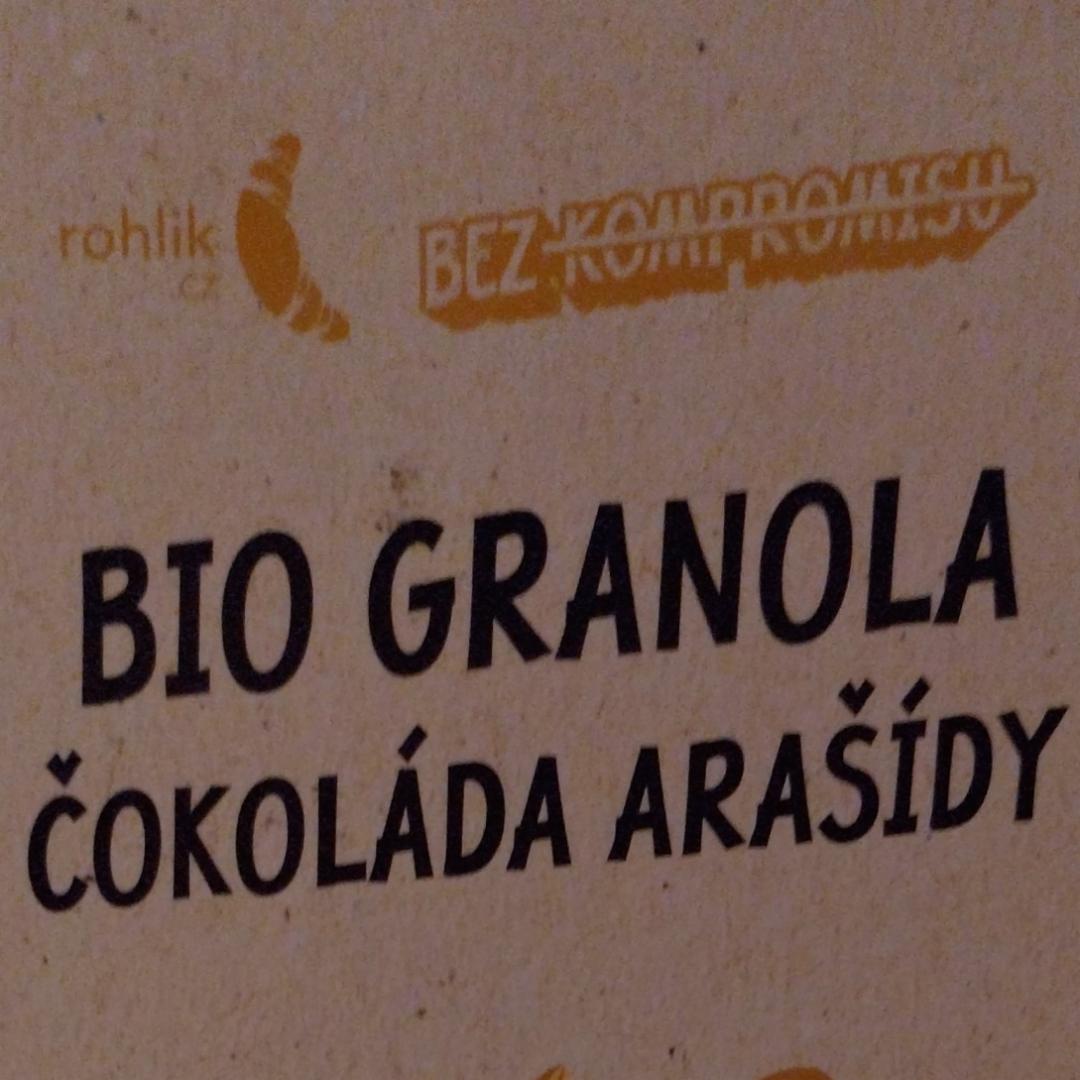 Fotografie - Bio Granola čokoláda arašídy rohlik.cz