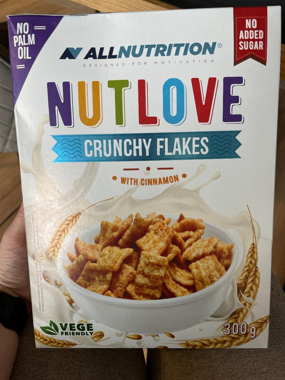 Fotografie - Nutlove crunchy flakes with cinnamon AllNutrition