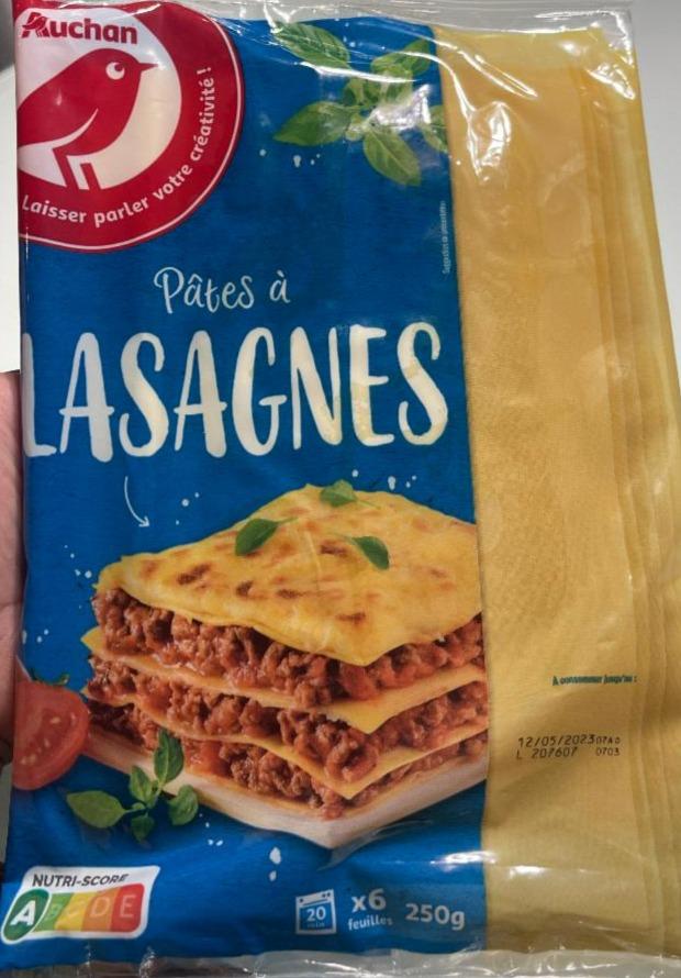Fotografie - Pâtes à lasagnes Auchan