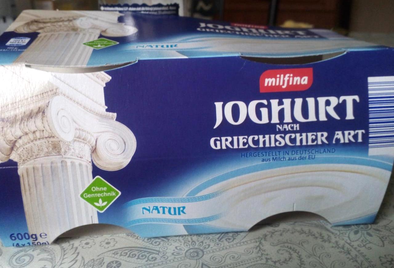 Fotografie - Joghurt nach Griechischer art Natur Milfina