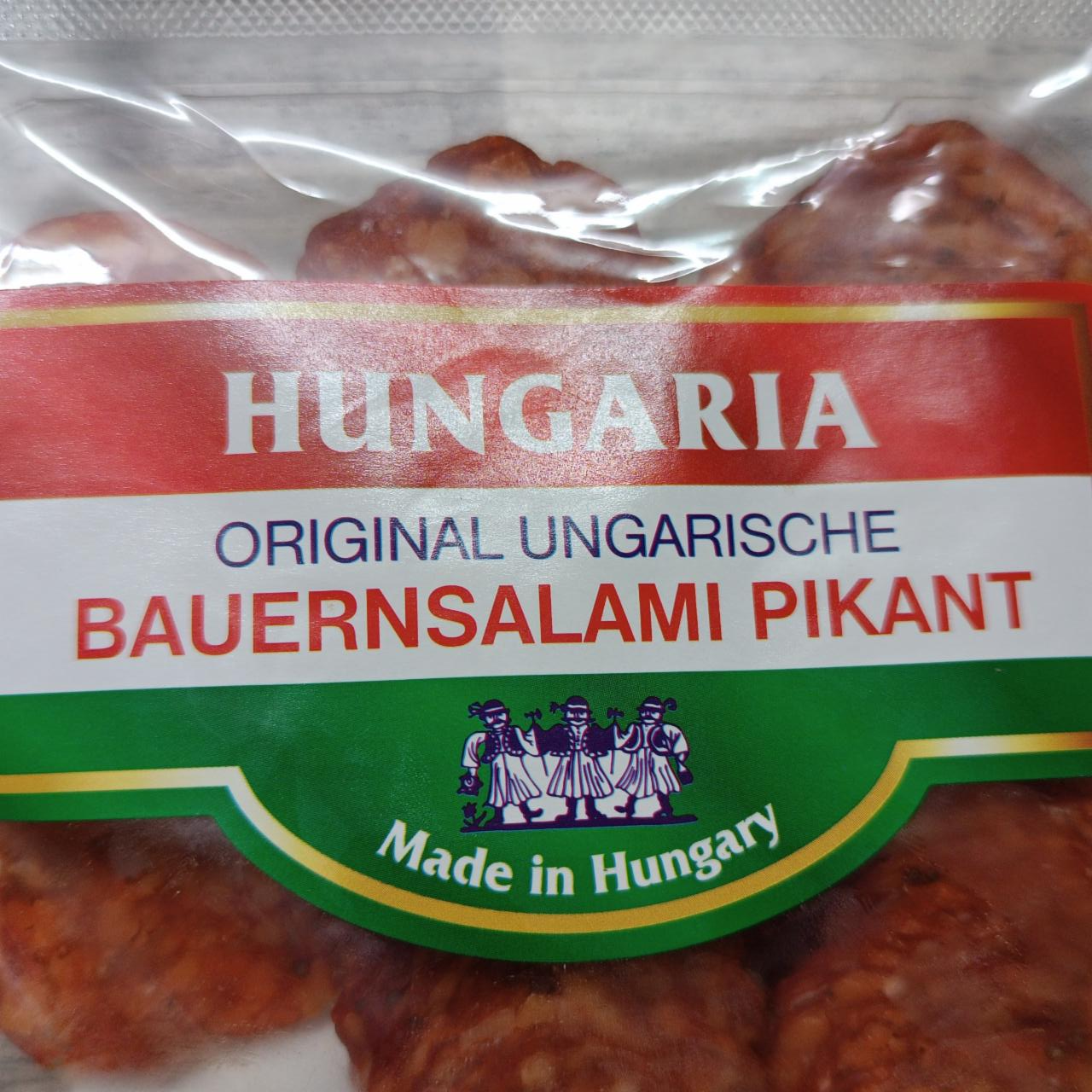 Fotografie - Original Ungarische Bauernsalami Pikant Hungaria