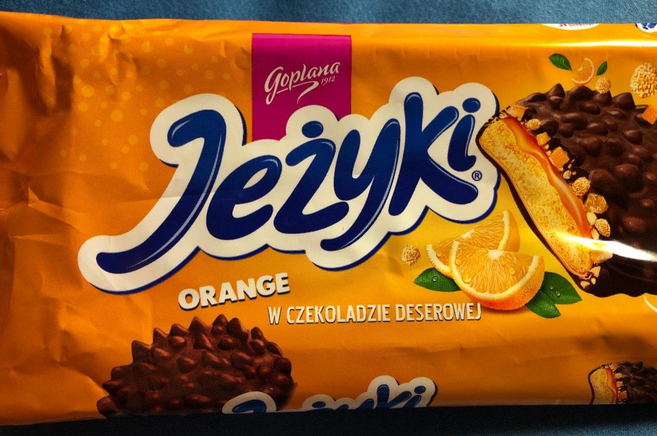 Fotografie - Jeżyki Orange w czekoladzie deserowej Goplana